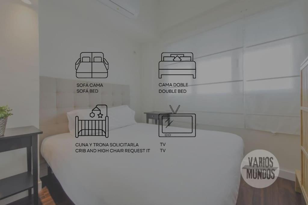 Super Cool Apt Para 4Pax En Plaza De Chueca Madrid Eksteriør bilde